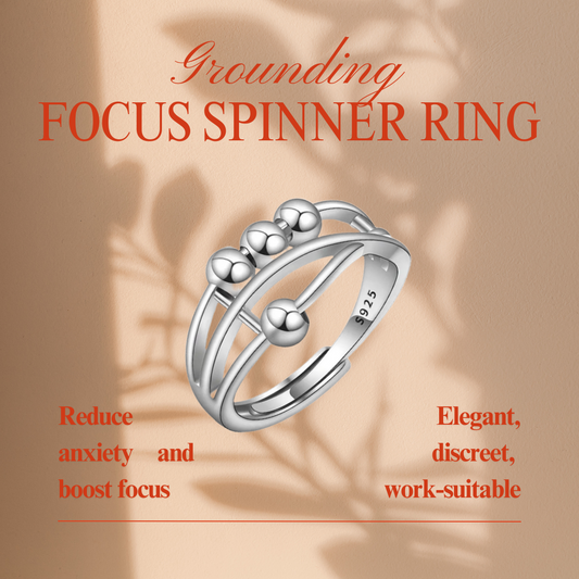 DeskCalm Series: Focus Spinner Ring (Grounding, Anti-Stress)